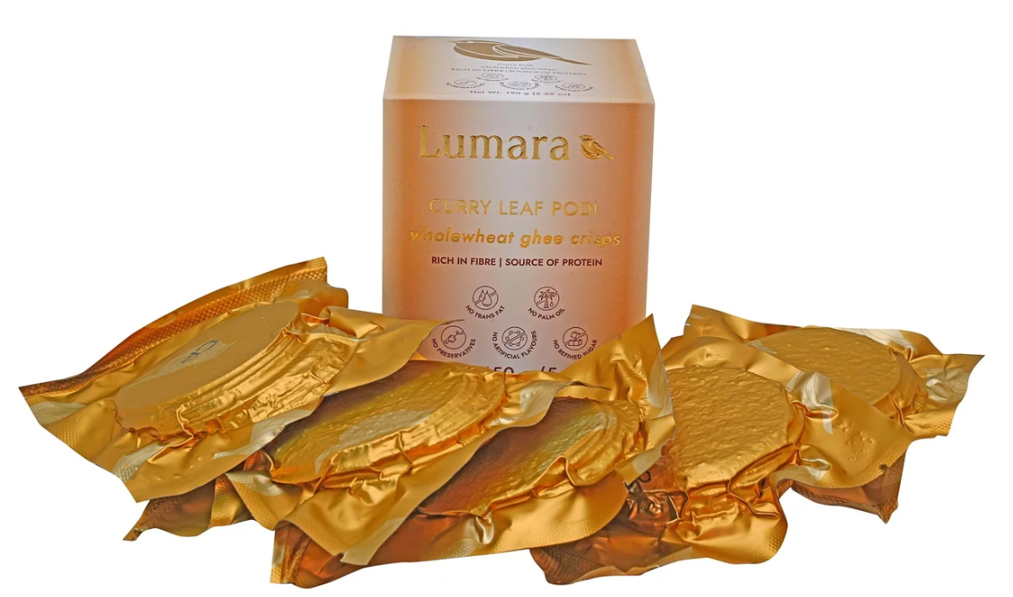Lumara Curry Leaf Podi Crisps