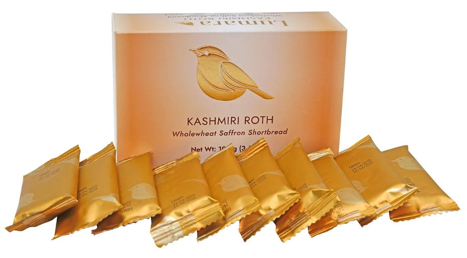 Lumara Wholewheat Saffron Shortbread Kashmiri Roth