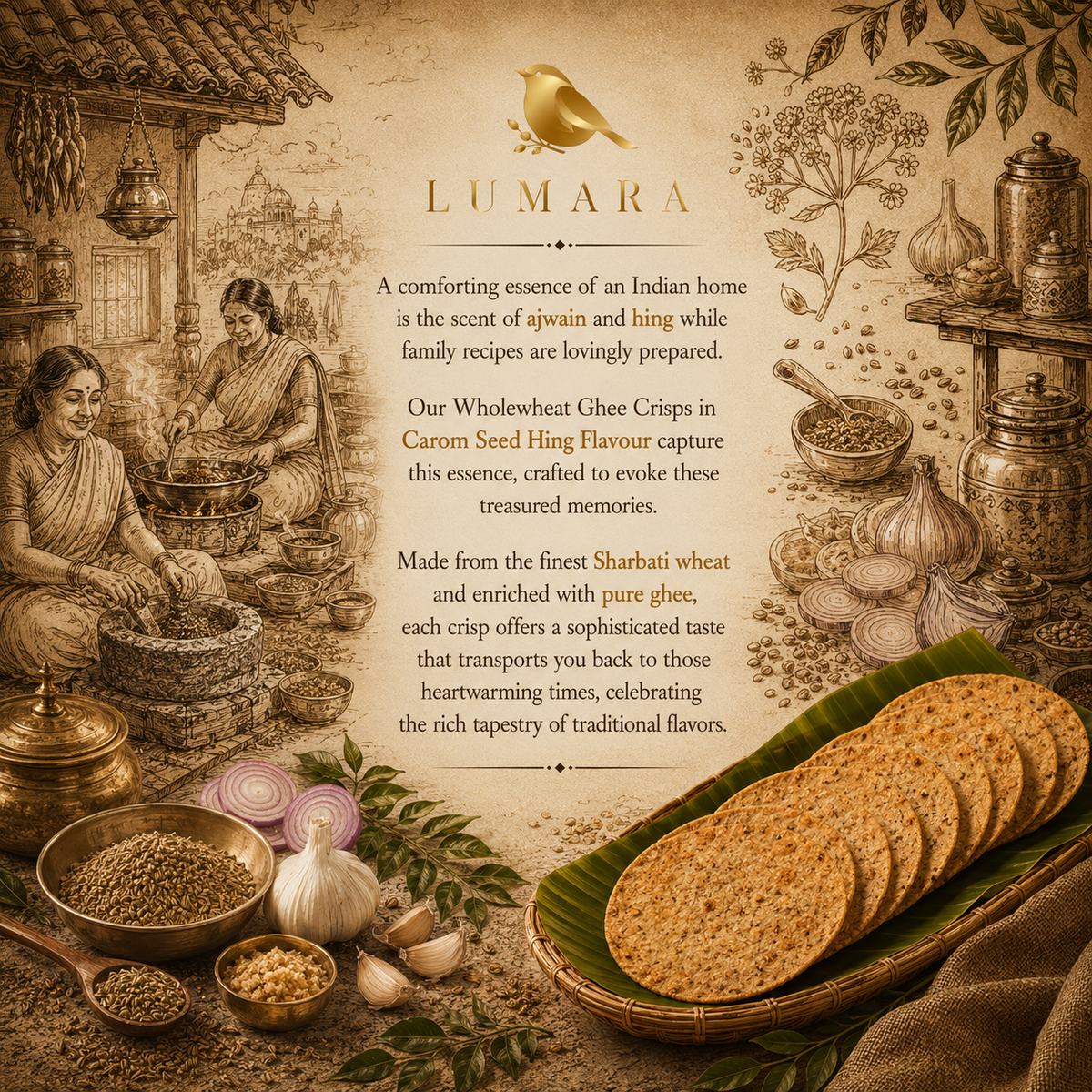 Lumara Carrom Seed Hing