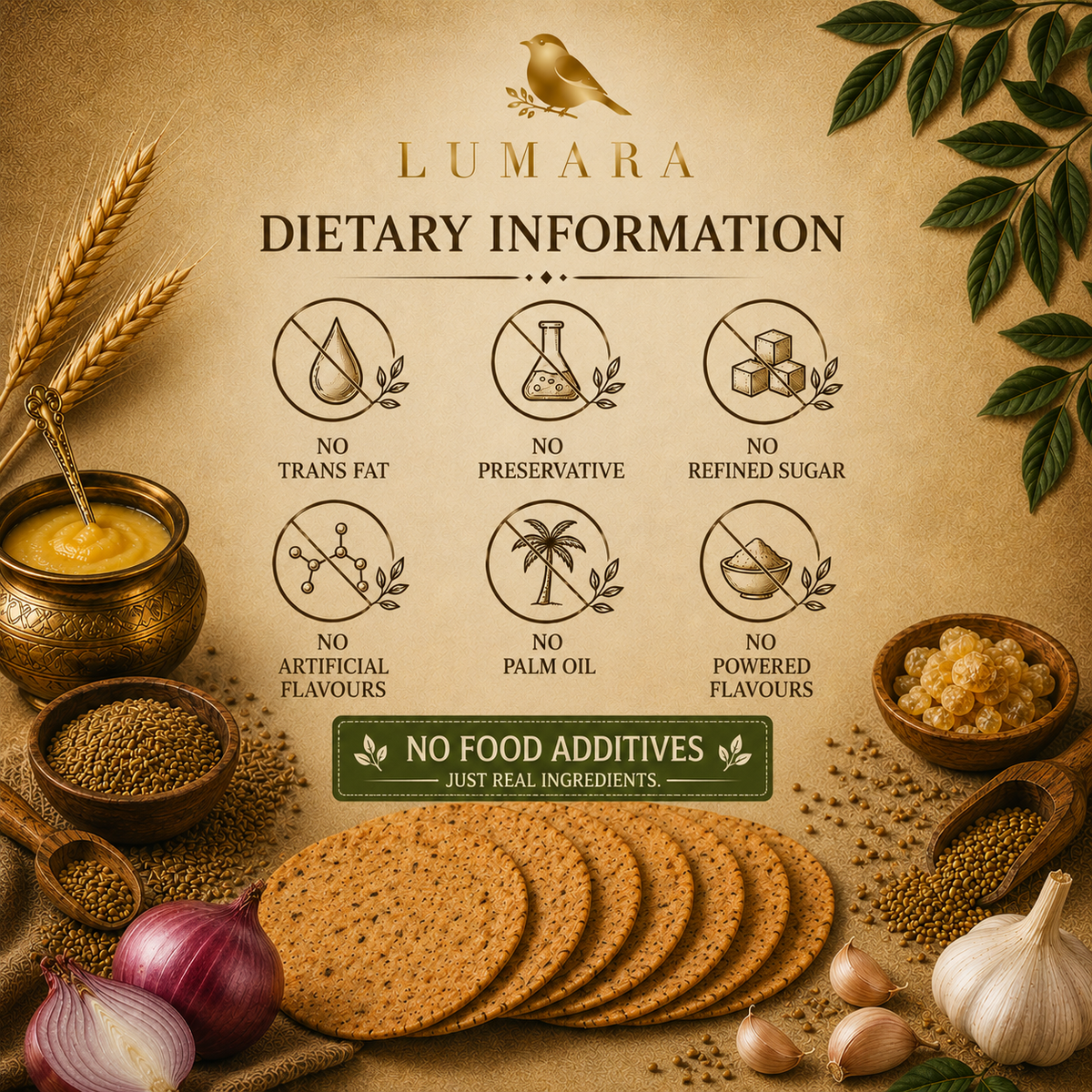Lumara Onion Lahsun Tadka Crisps