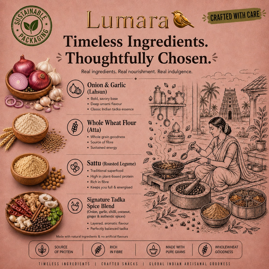 Lumara Onion Lahsun Tadka Crisps