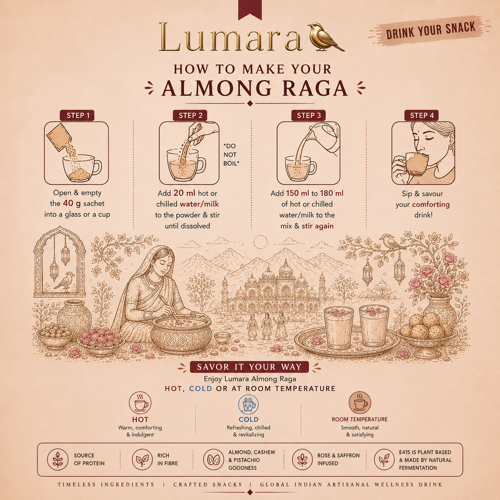Lumara Almond Raga roasted chana sattu almond drink